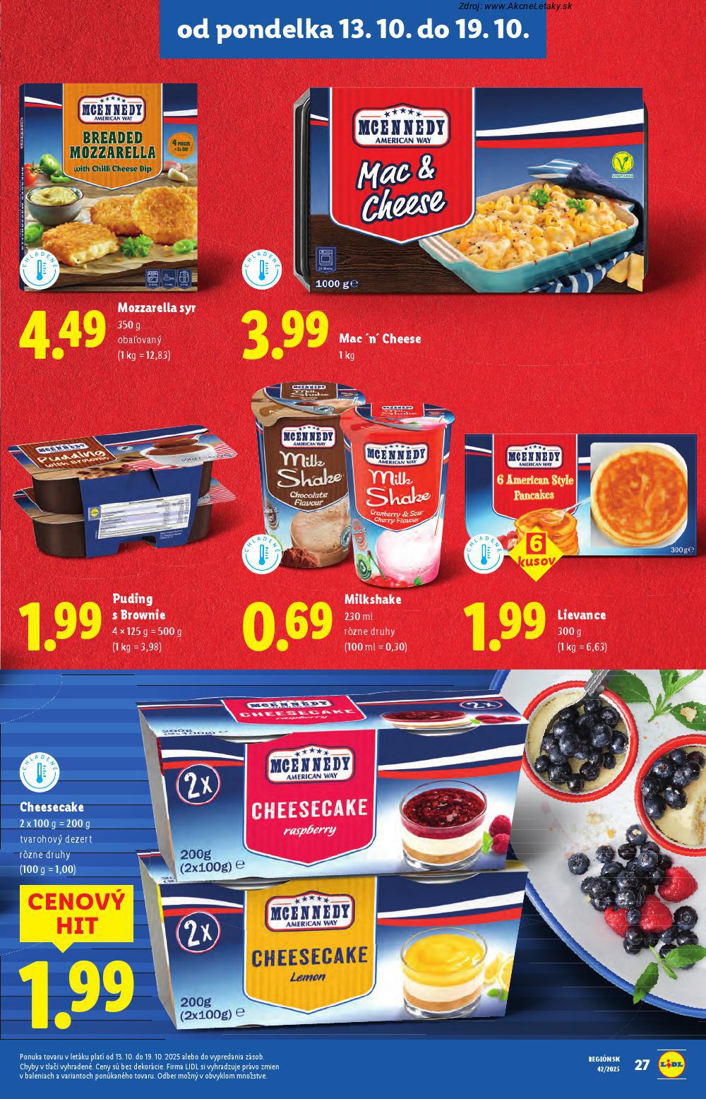 Leták Lidl (13. 10. - 19. 10. 2025) - strana 39 z 110