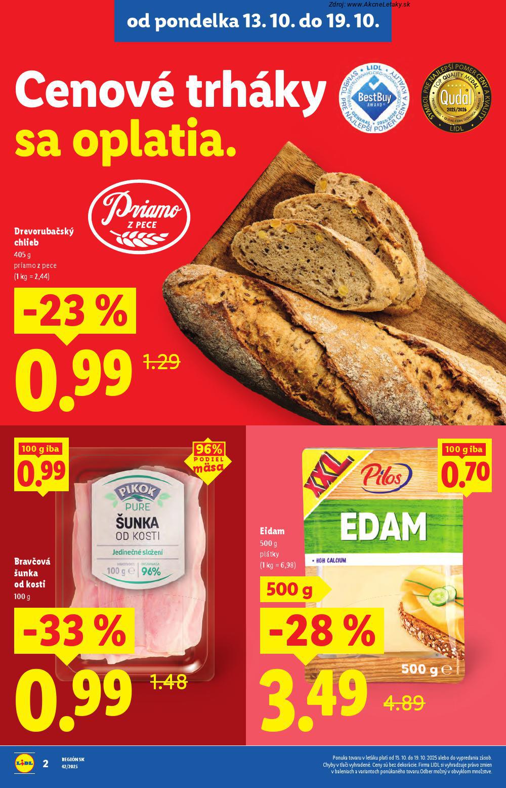 Leták Lidl (13. 10. - 19. 10. 2025) - strana 4 z 110