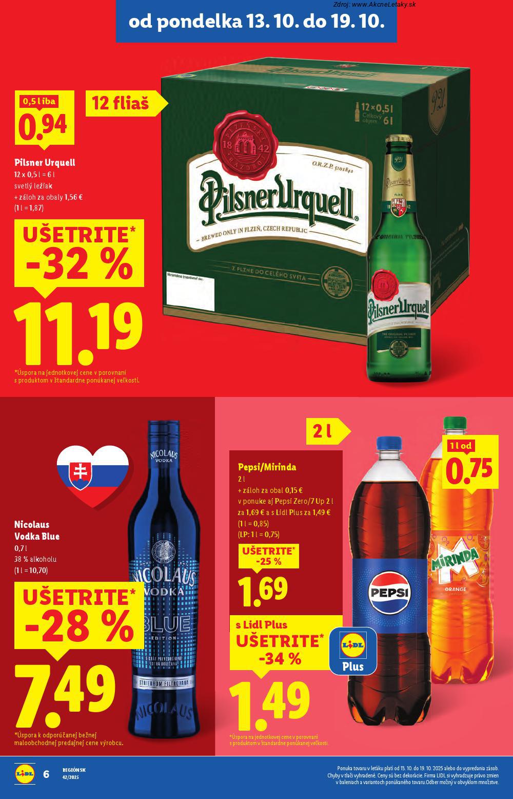 Leták Lidl (13. 10. - 19. 10. 2025) - strana 8 z 110