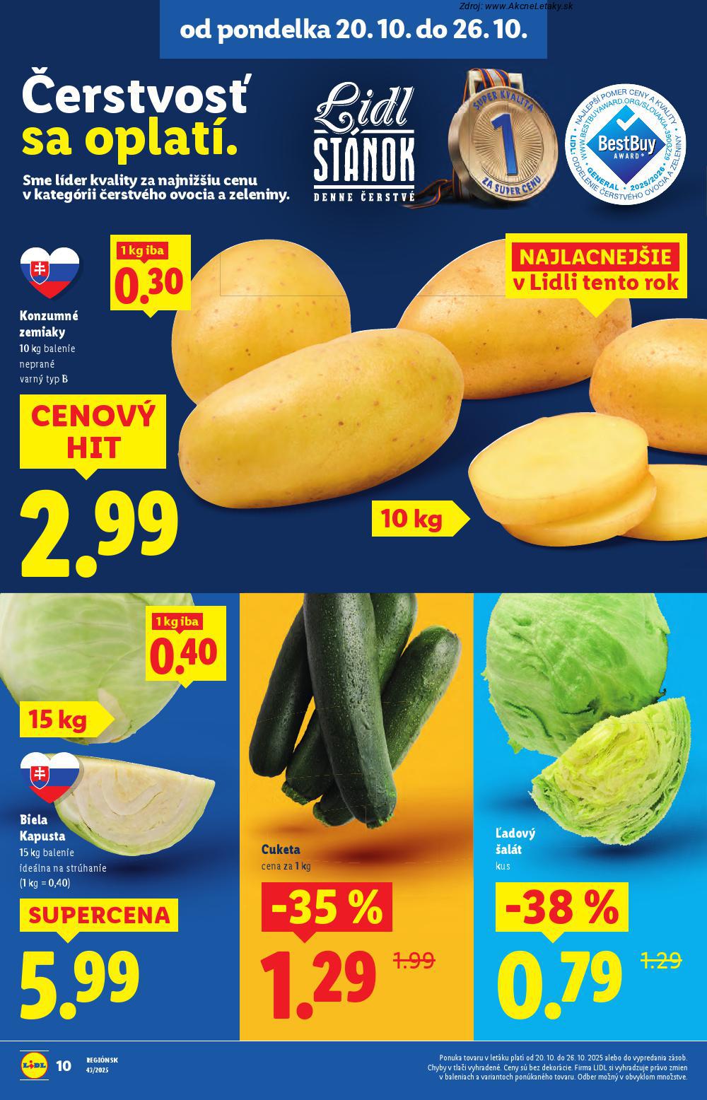 Leták Lidl (20. 10. - 26. 10. 2025) - strana 12 z 102