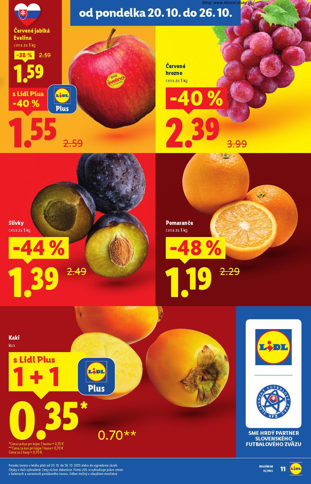 Leták Lidl (20. 10. - 26. 10. 2025) - strana 13 z 102