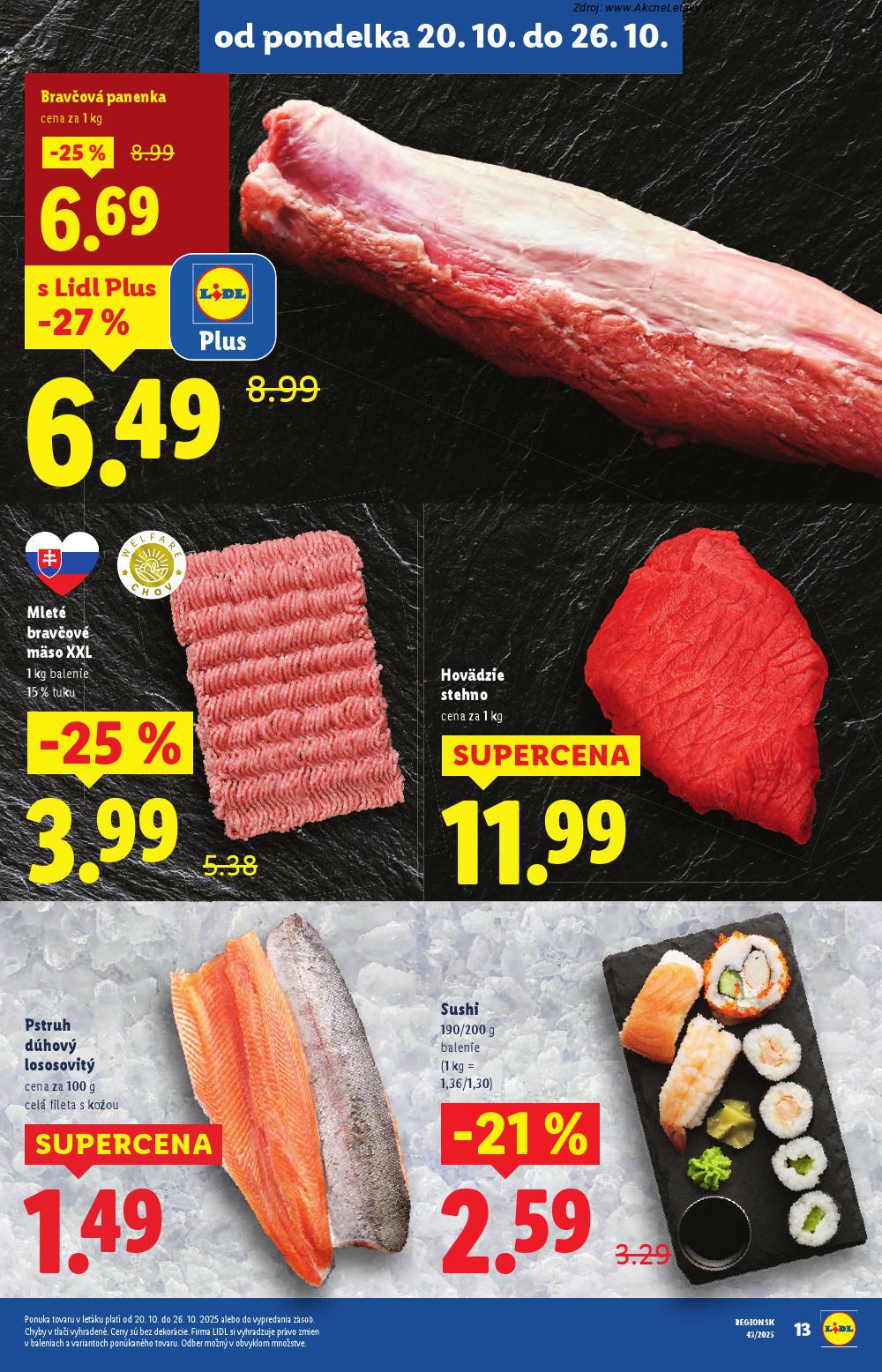 Leták Lidl (20. 10. - 26. 10. 2025) - strana 15 z 102
