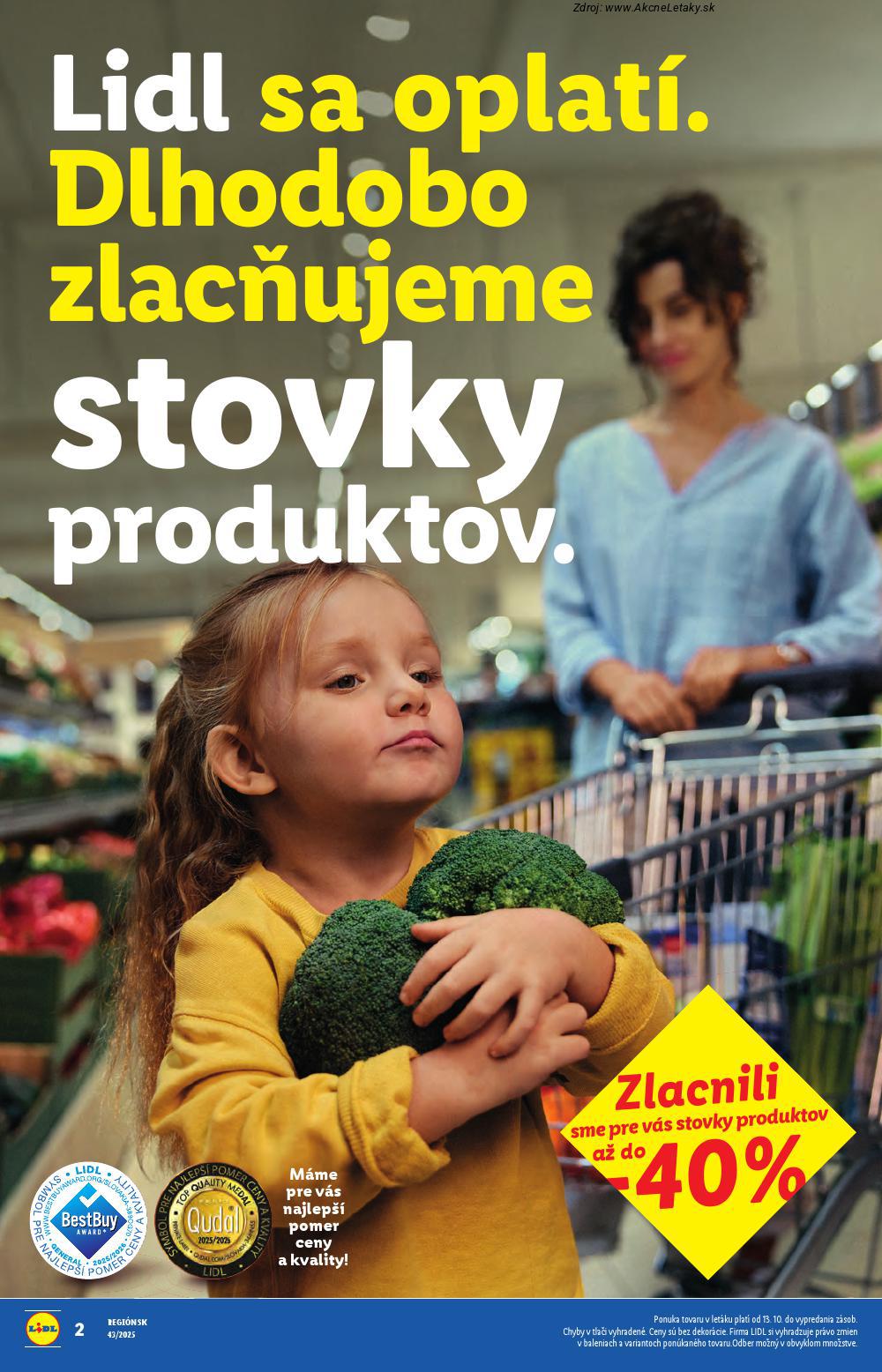 Leták Lidl (20. 10. - 26. 10. 2025) - strana 2 z 102
