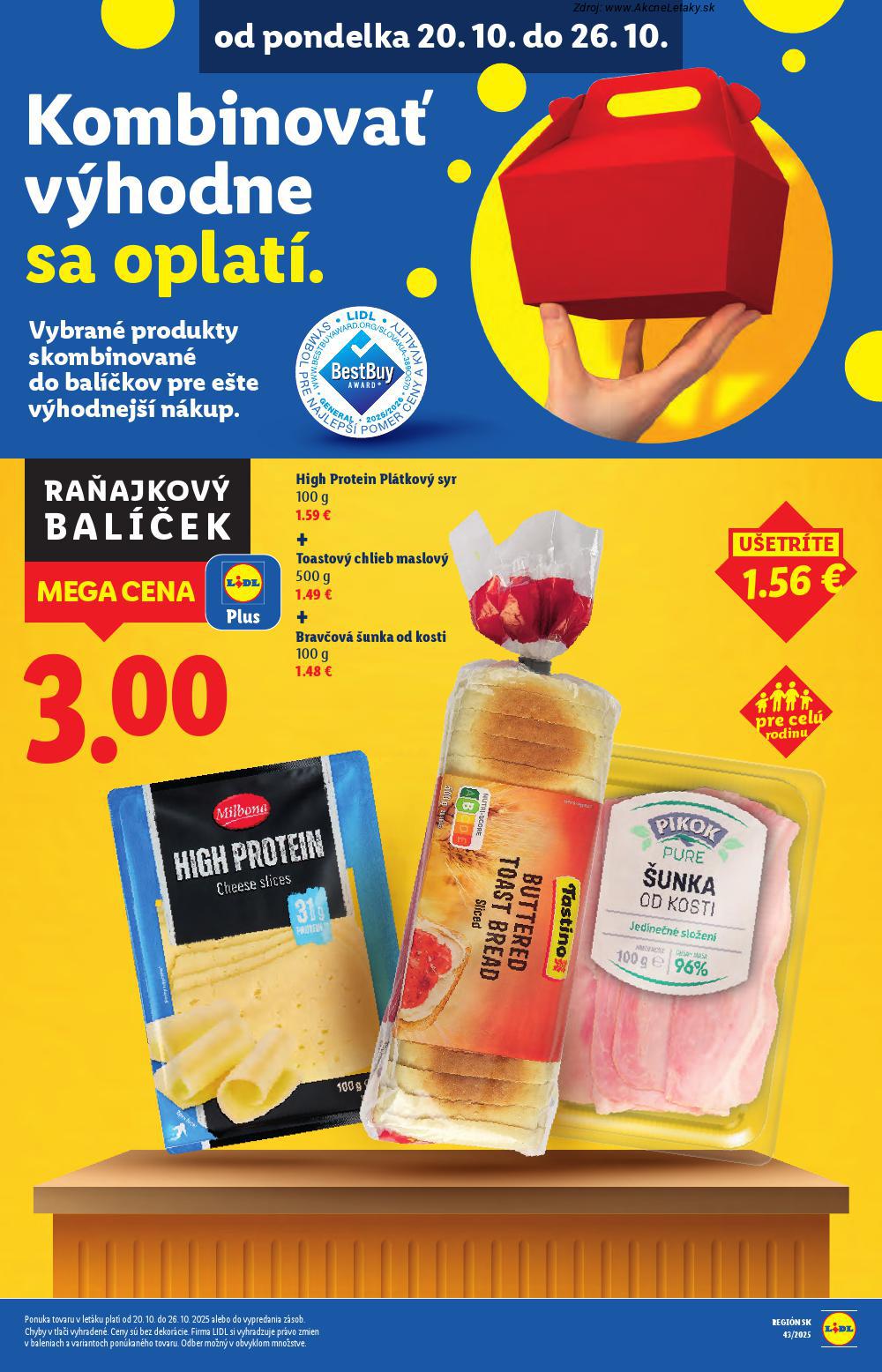 Leták Lidl (20. 10. - 26. 10. 2025) - strana 20 z 102