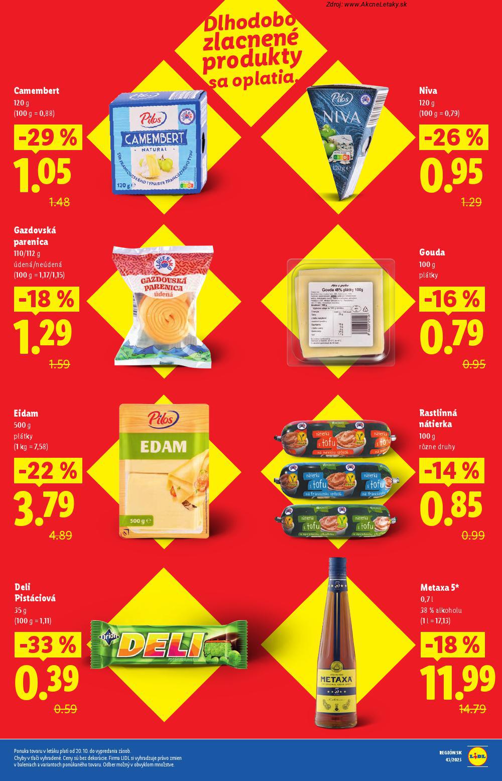 Leták Lidl (20. 10. - 26. 10. 2025) - strana 5 z 102