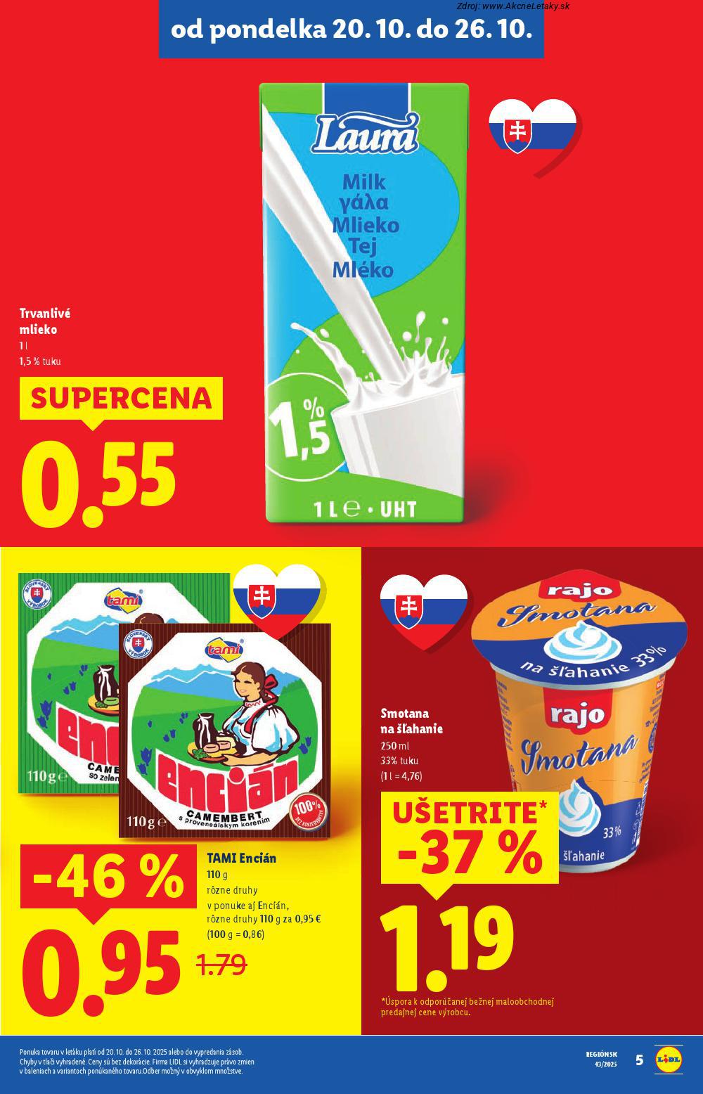 Leták Lidl (20. 10. - 26. 10. 2025) - strana 7 z 102