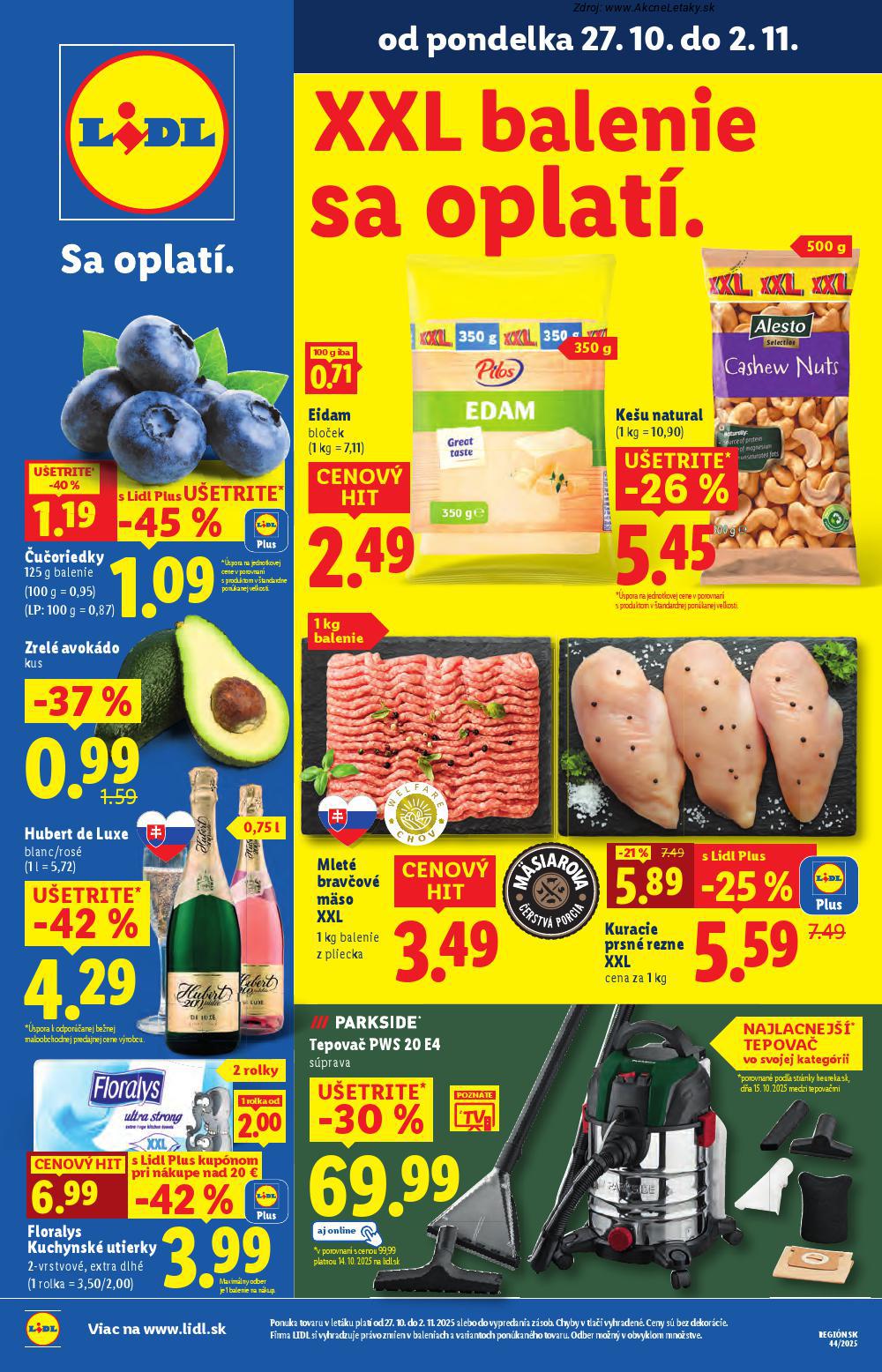 Leták Lidl - strana 1