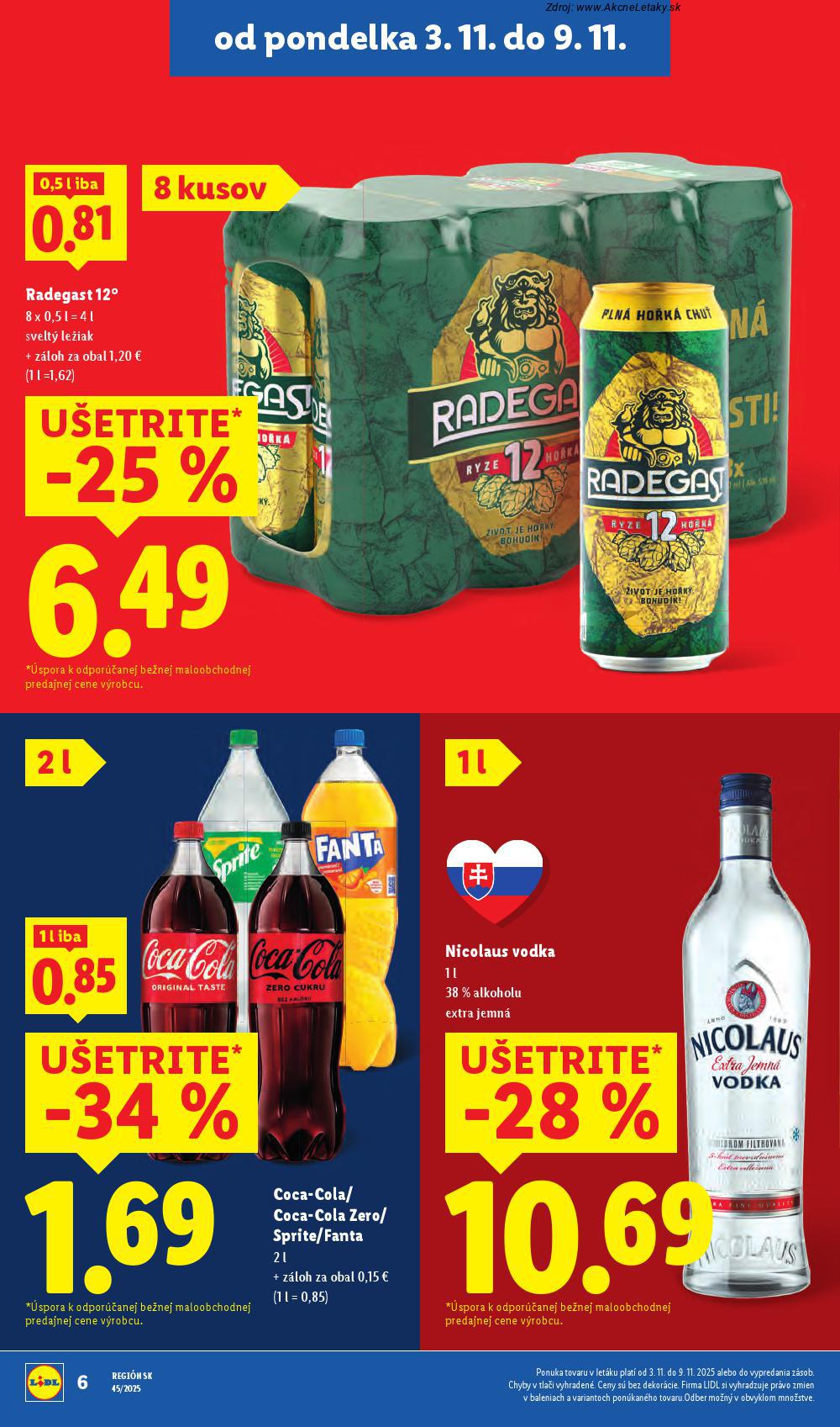 Leták Lidl (3. 11. - 9. 11. 2025) - strana 10 z 89
