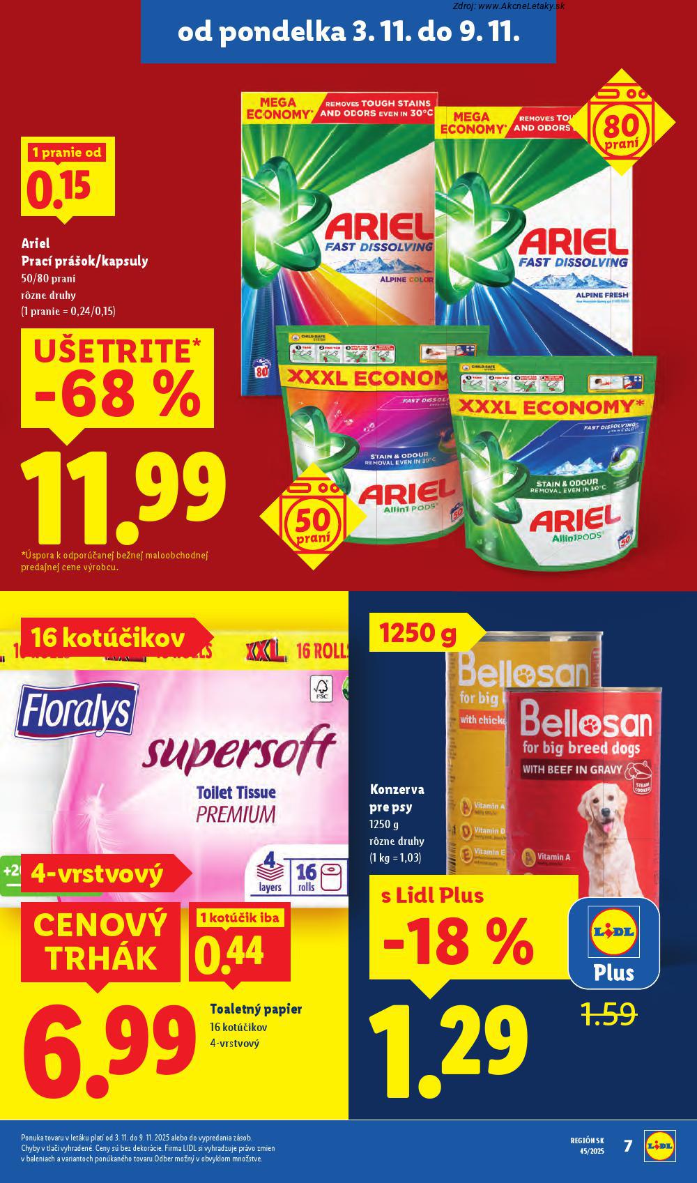 Leták Lidl (3. 11. - 9. 11. 2025) - strana 11 z 89