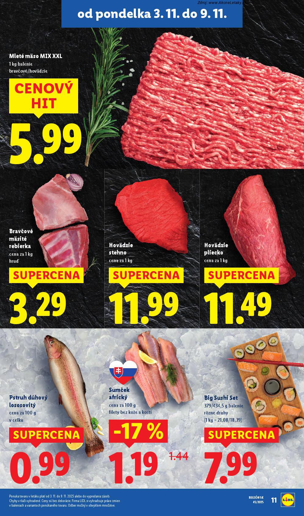 Leták Lidl (3. 11. - 9. 11. 2025) - strana 15 z 89