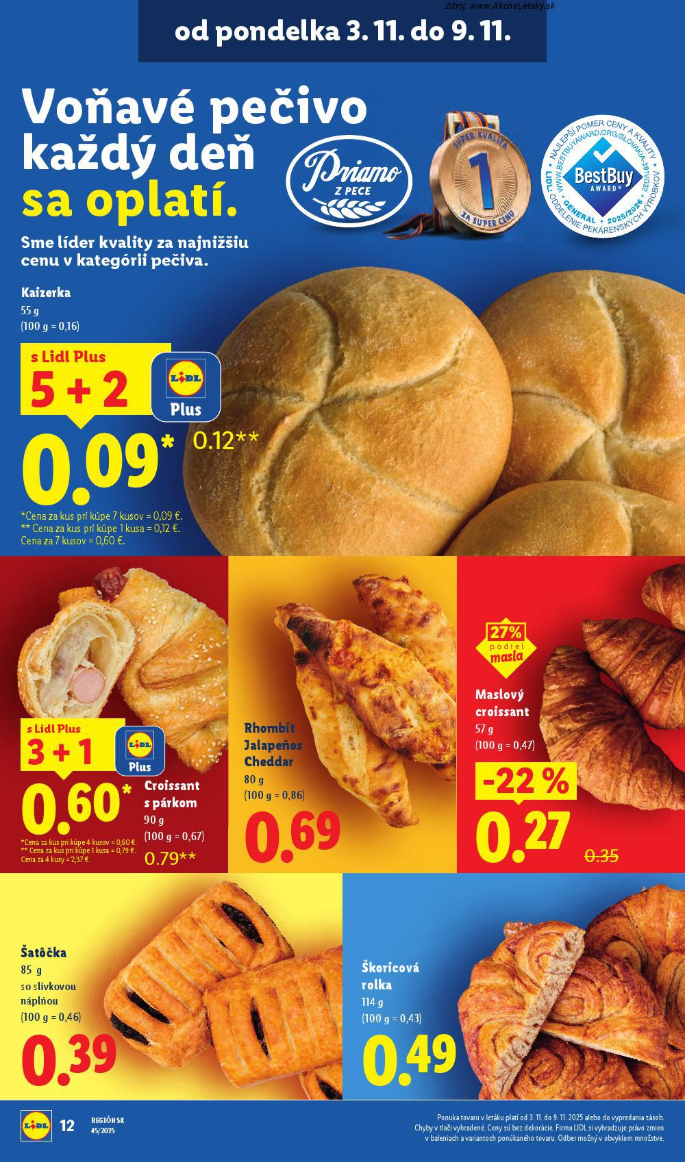 Leták Lidl (3. 11. - 9. 11. 2025) - strana 16 z 89