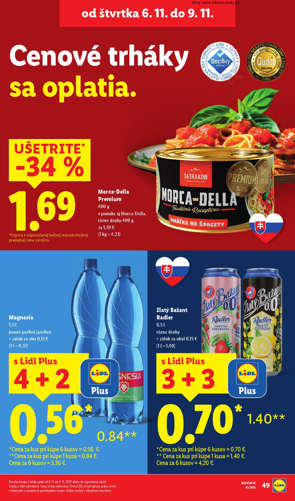 Leták Lidl (3. 11. - 9. 11. 2025) - strana 61 z 89