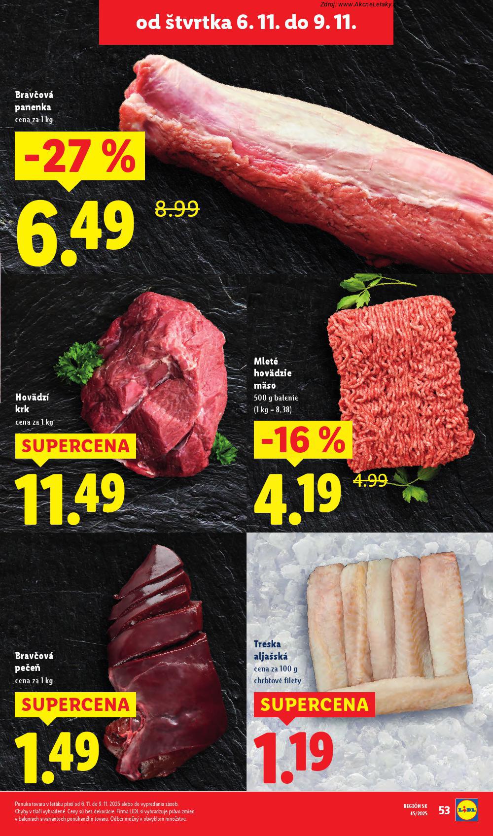 Leták Lidl (3. 11. - 9. 11. 2025) - strana 65 z 89