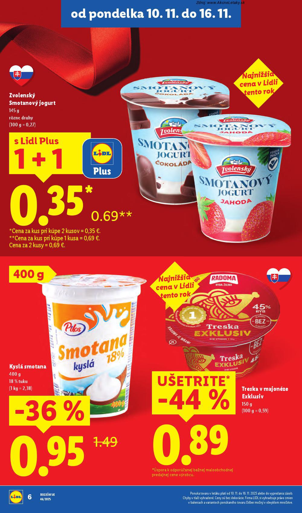 Leták Lidl (10. 11. - 16. 11. 2025) - strana 10 z 106