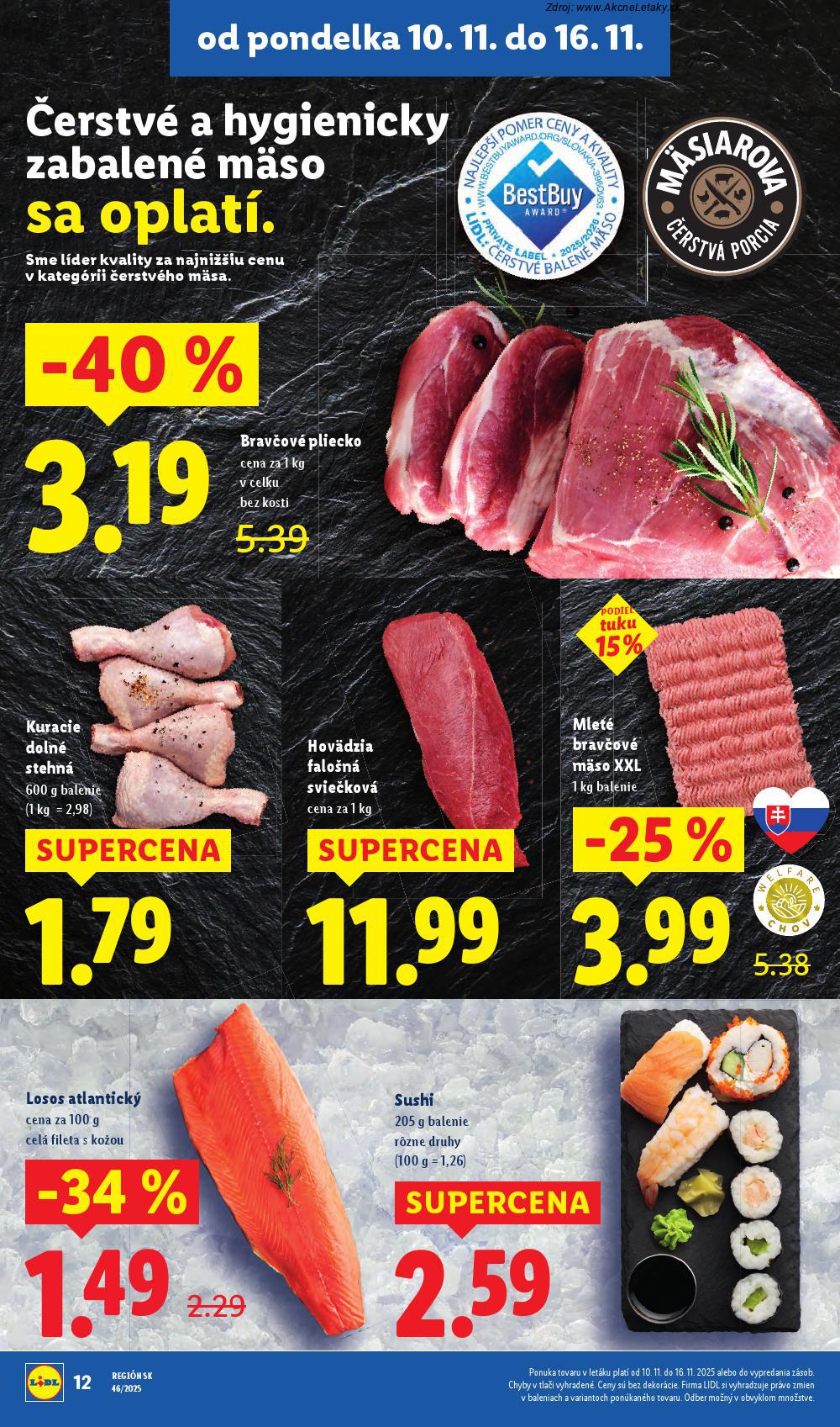 Leták Lidl (10. 11. - 16. 11. 2025) - strana 16 z 106