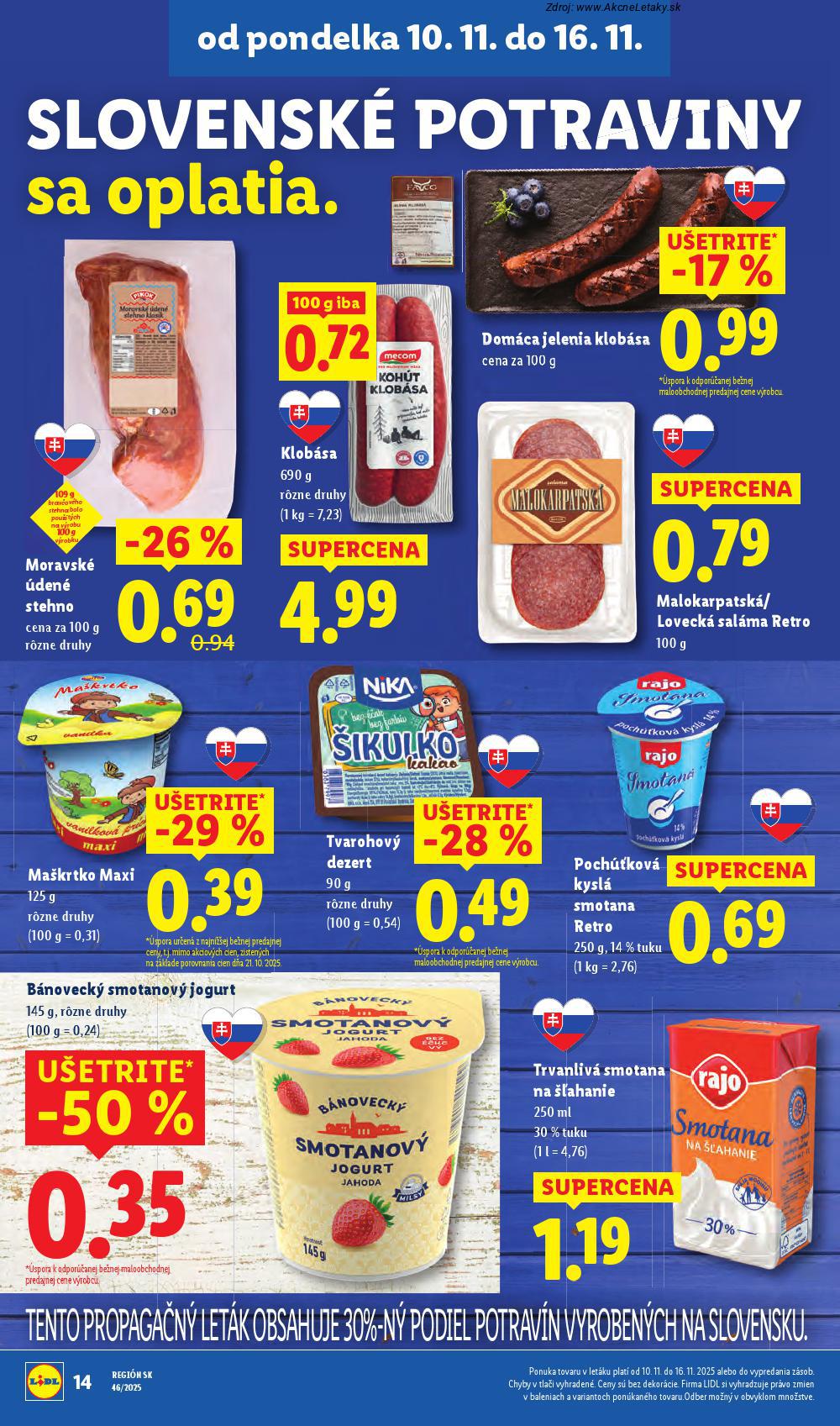 Leták Lidl (10. 11. - 16. 11. 2025) - strana 20 z 106