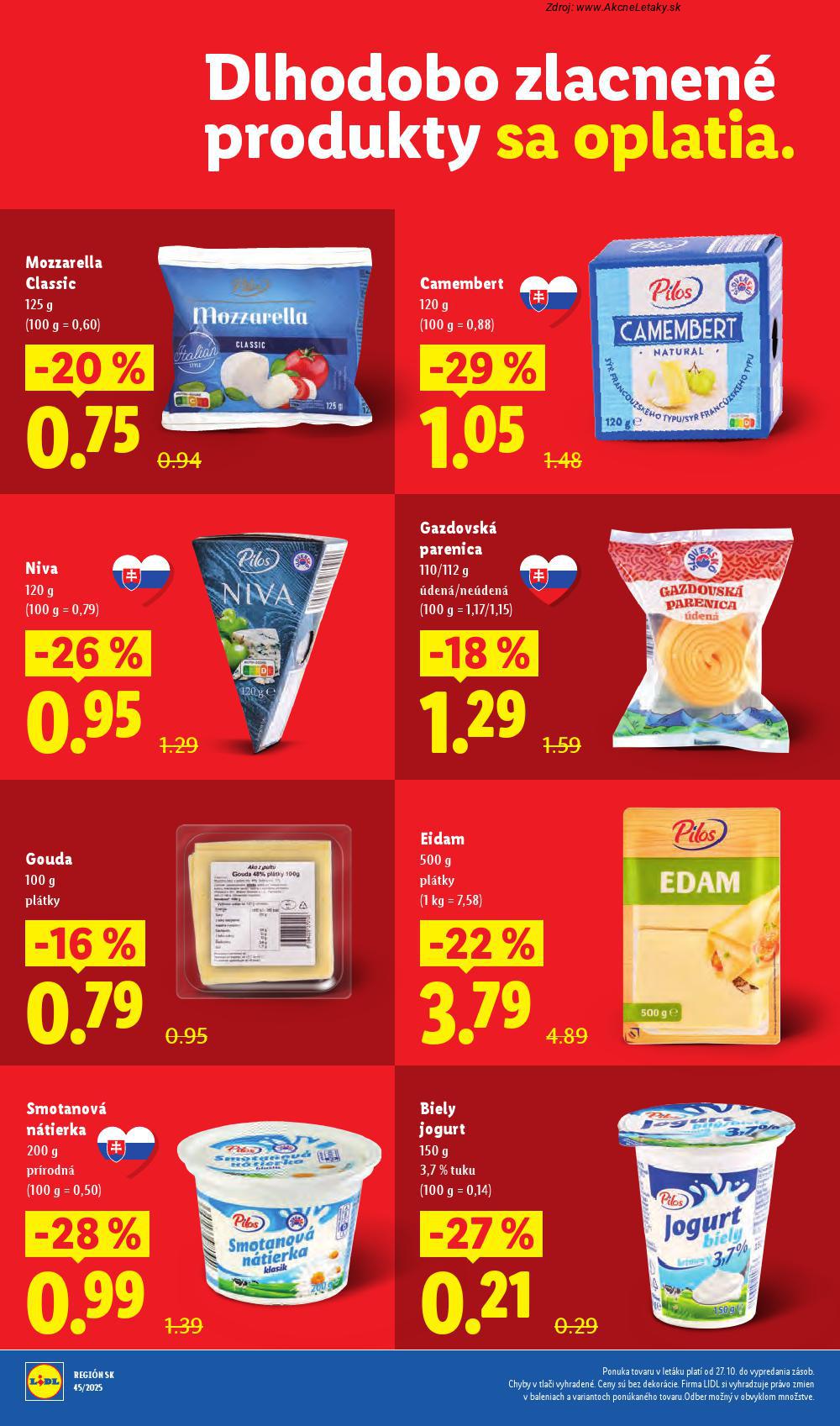Leták Lidl (10. 11. - 16. 11. 2025) - strana 4 z 106