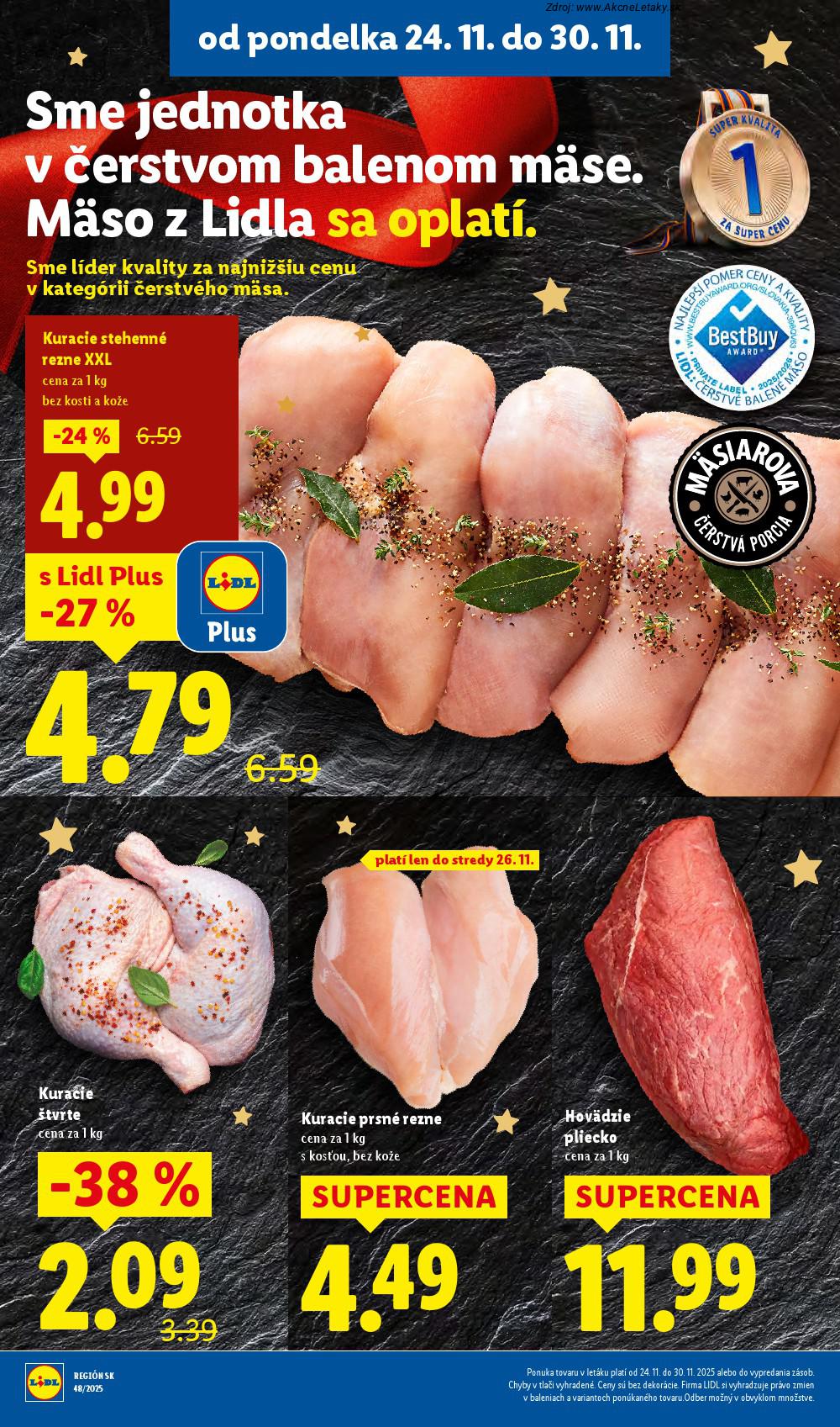 Leták Lidl (24. 11. - 30. 11. 2025) - strana 10 z 90