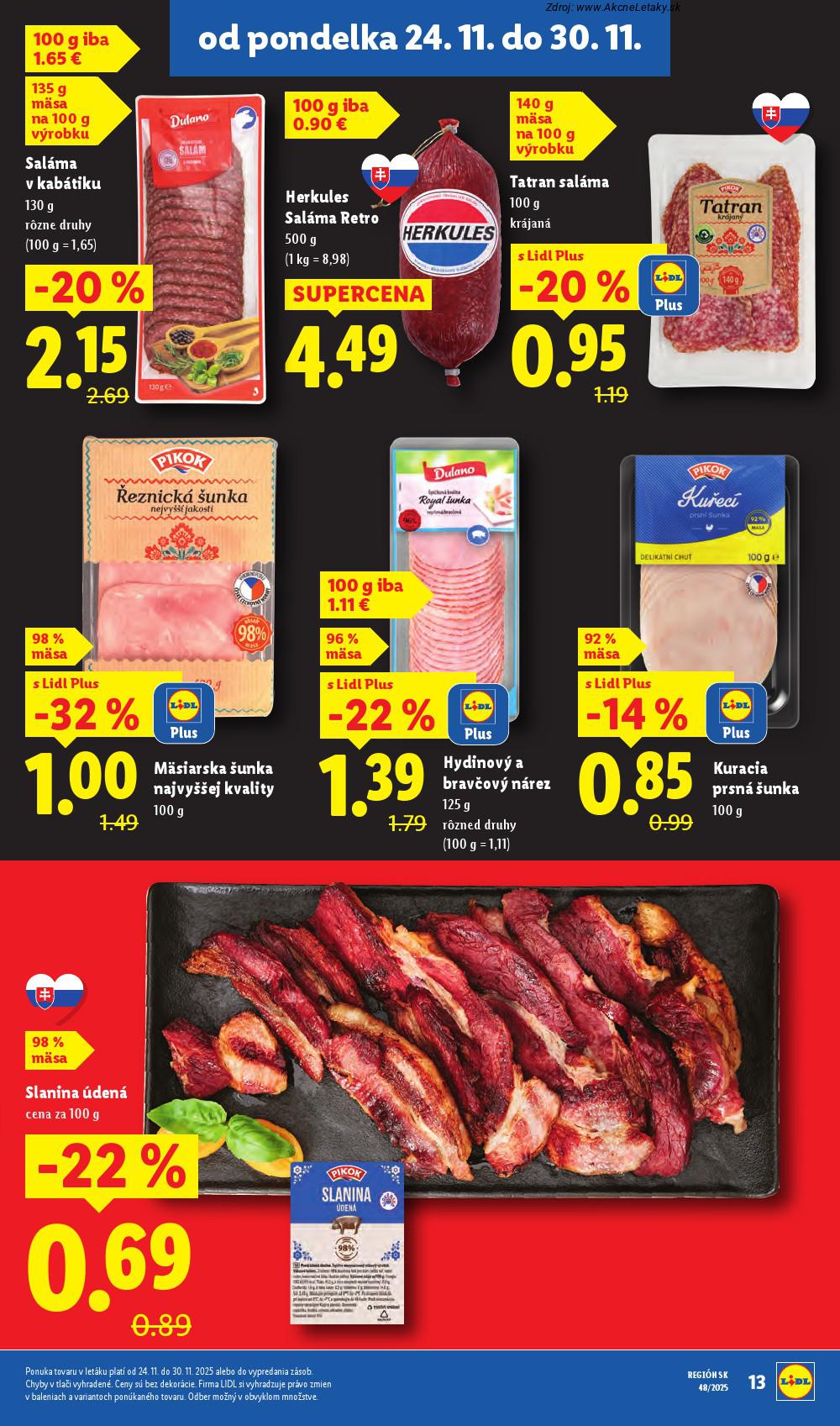 Leták Lidl (24. 11. - 30. 11. 2025) - strana 15 z 90