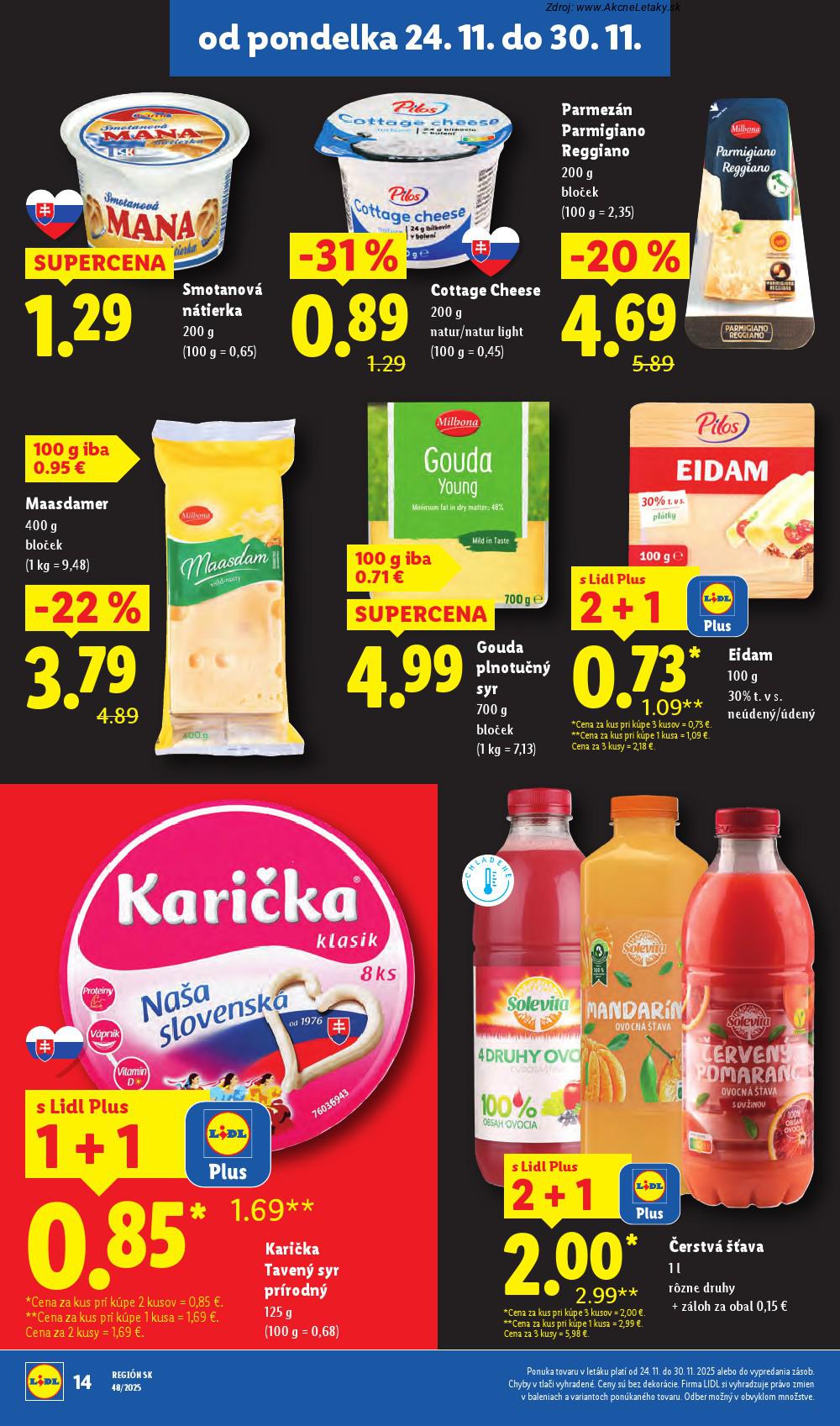 Leták Lidl (24. 11. - 30. 11. 2025) - strana 16 z 90