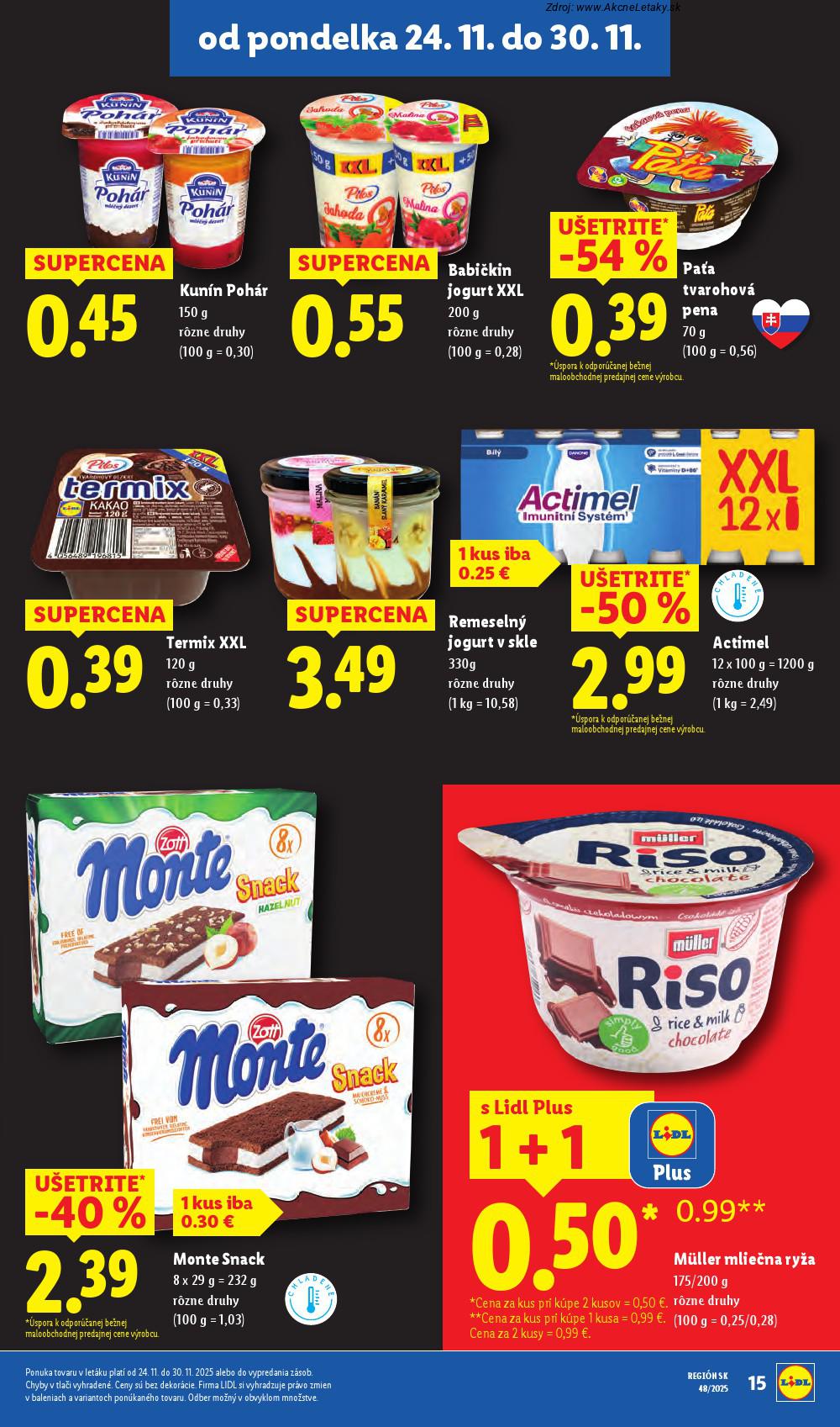 Leták Lidl (24. 11. - 30. 11. 2025) - strana 17 z 90