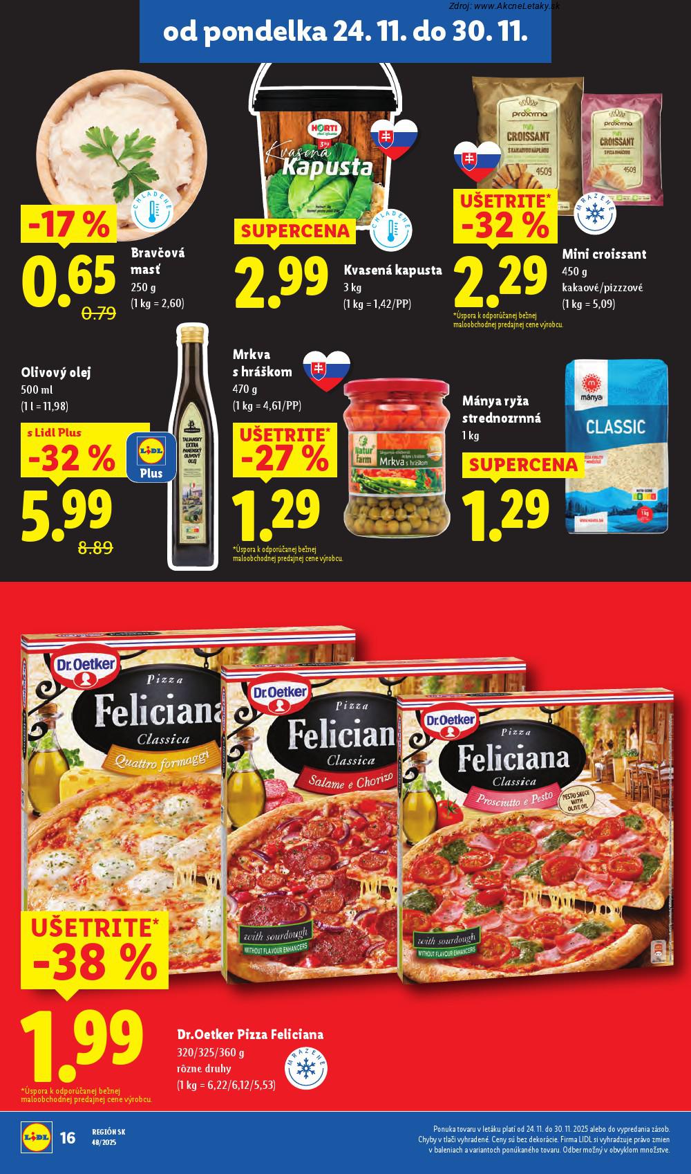 Leták Lidl (24. 11. - 30. 11. 2025) - strana 18 z 90