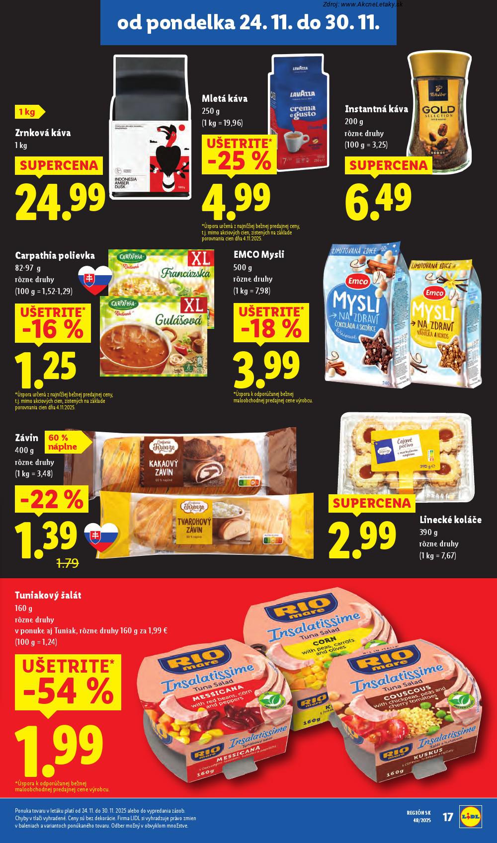 Leták Lidl (24. 11. - 30. 11. 2025) - strana 19 z 90