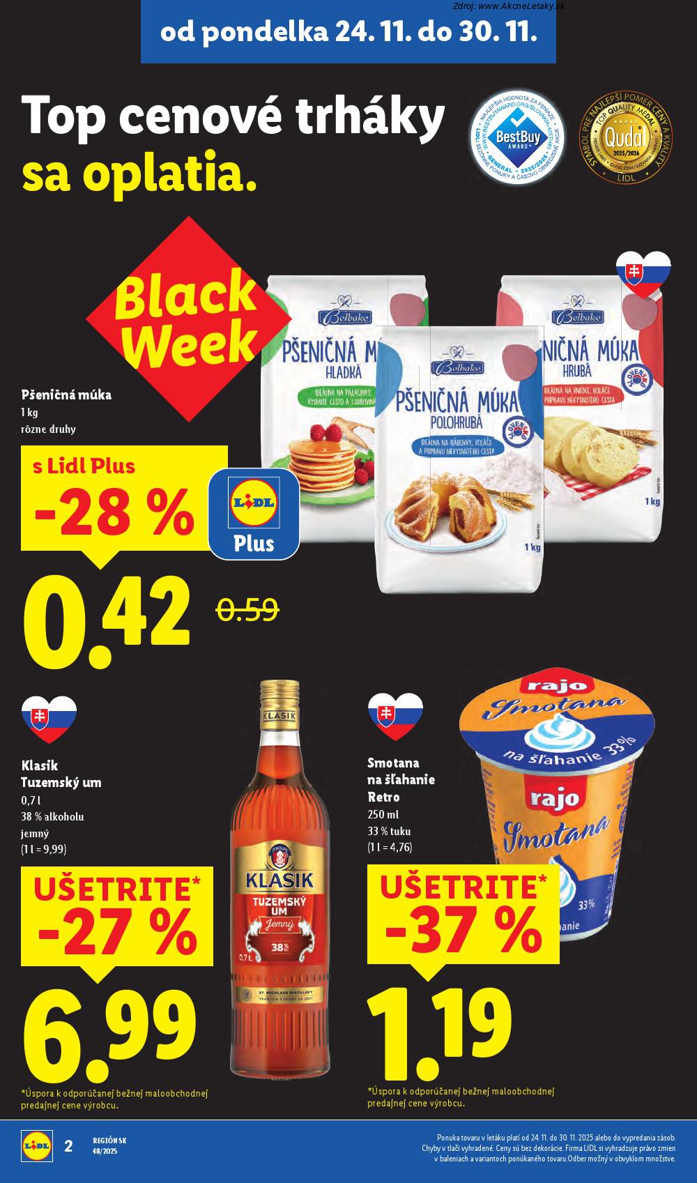 Leták Lidl (24. 11. - 30. 11. 2025) - strana 2 z 90