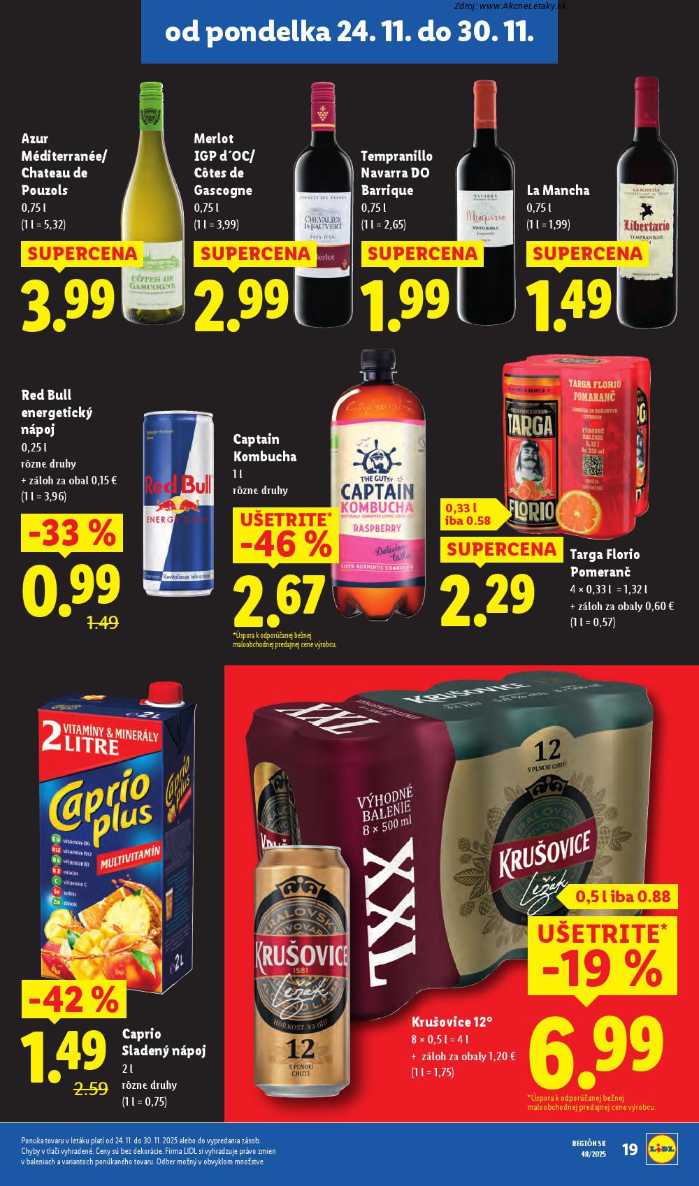 Leták Lidl (24. 11. - 30. 11. 2025) - strana 21 z 90