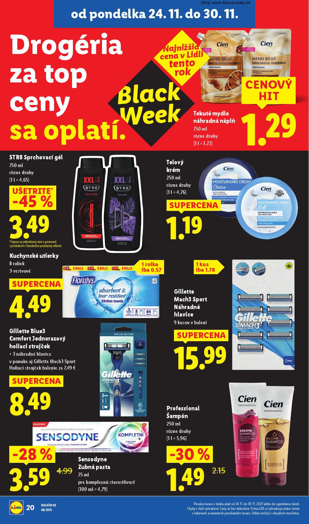 Leták Lidl (24. 11. - 30. 11. 2025) - strana 22 z 90