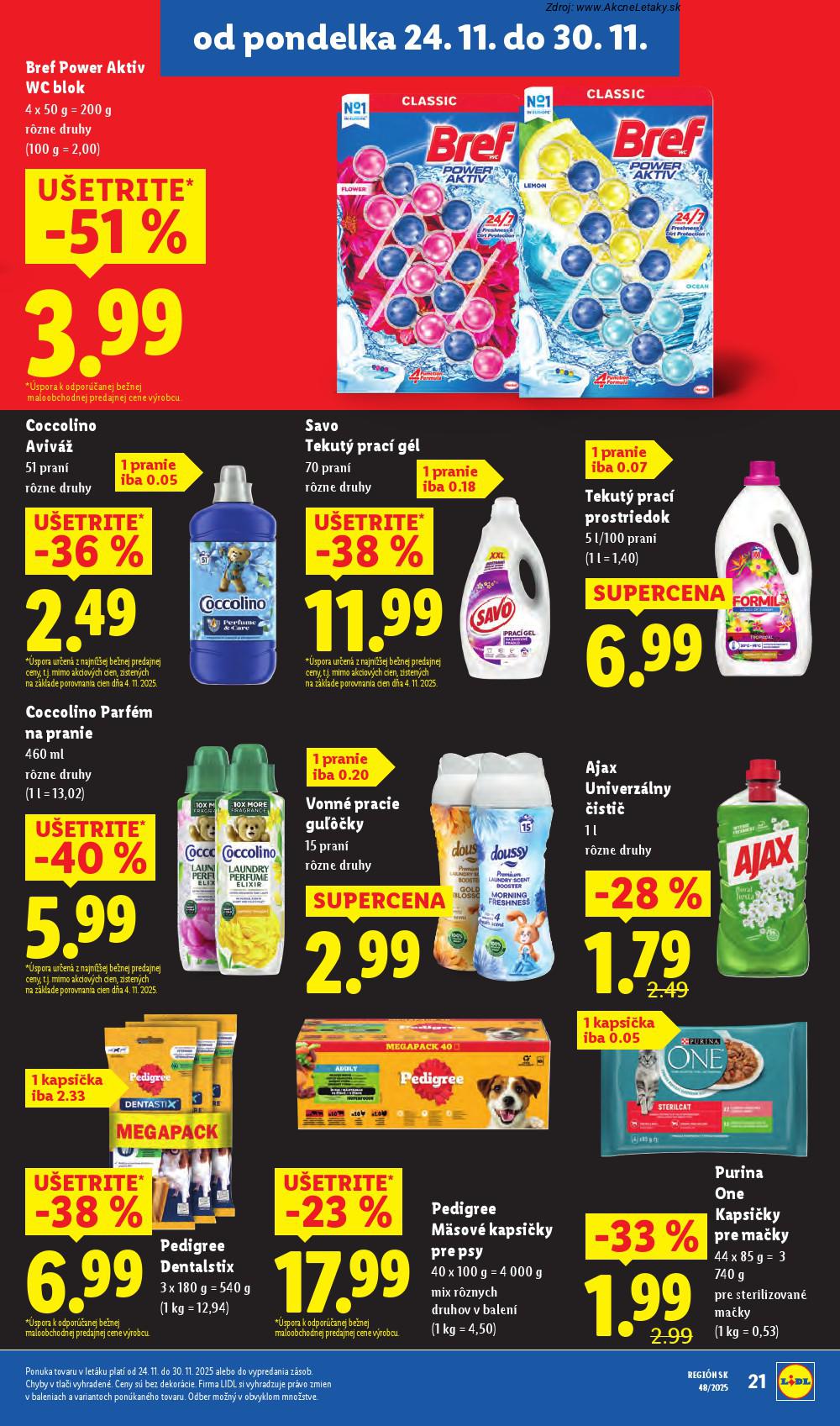 Leták Lidl (24. 11. - 30. 11. 2025) - strana 23 z 90