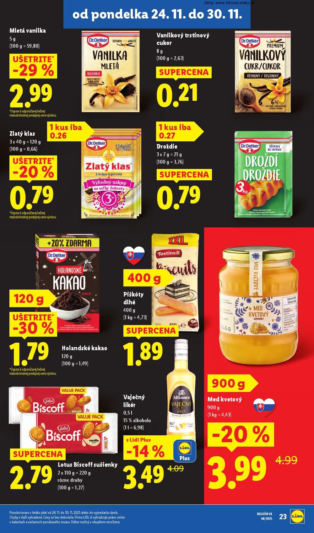 Leták Lidl (24. 11. - 30. 11. 2025) - strana 25 z 90