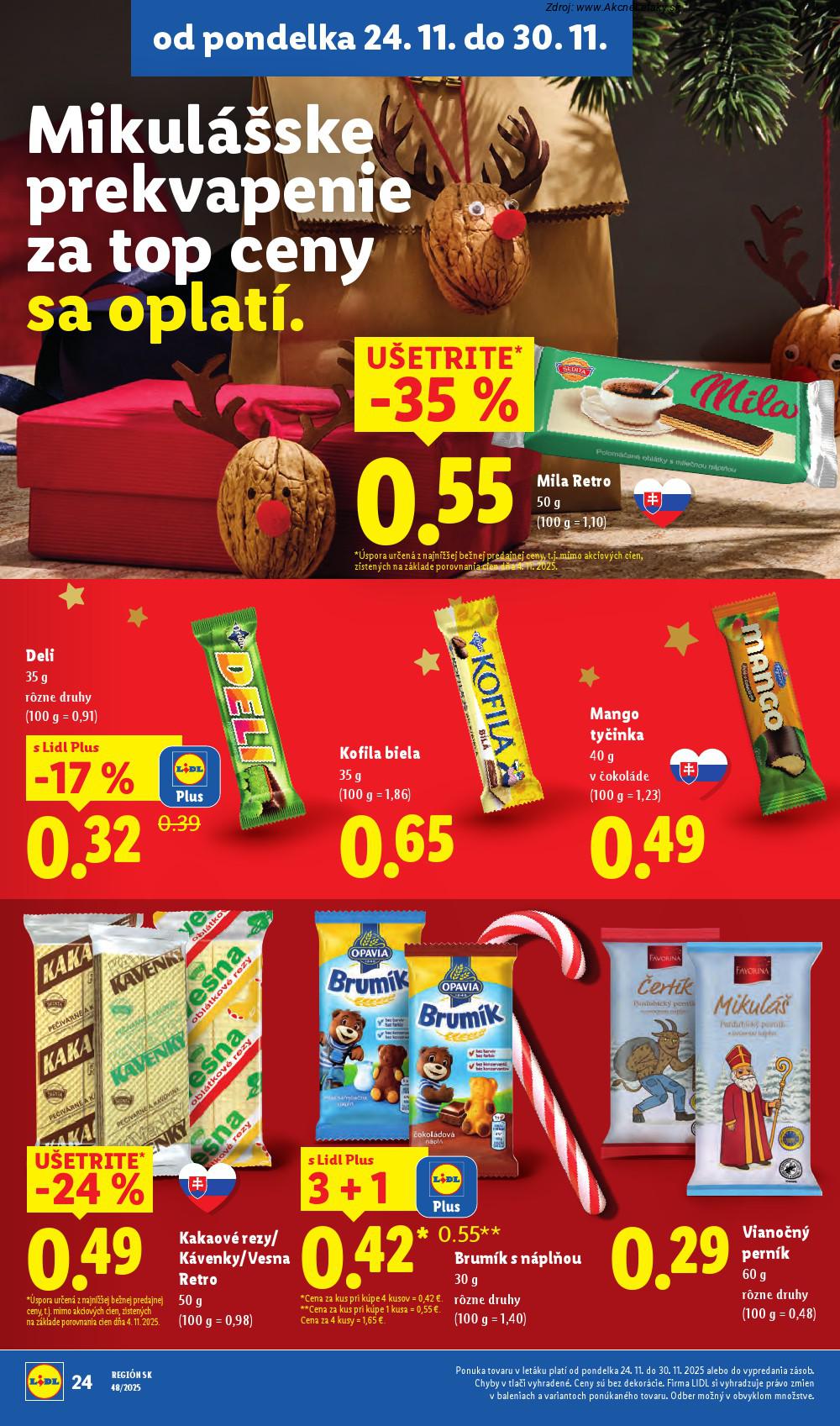 Leták Lidl (24. 11. - 30. 11. 2025) - strana 26 z 90