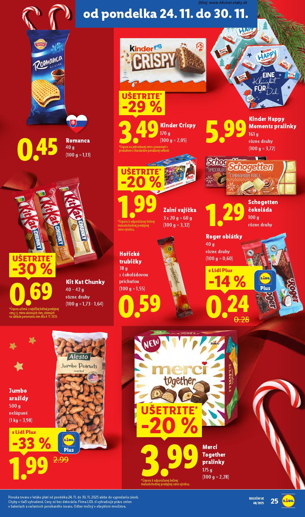 Leták Lidl (24. 11. - 30. 11. 2025) - strana 27 z 90