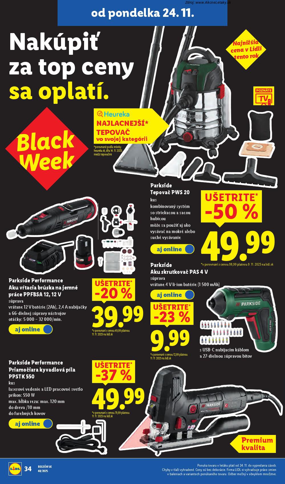 Leták Lidl (24. 11. - 30. 11. 2025) - strana 40 z 90