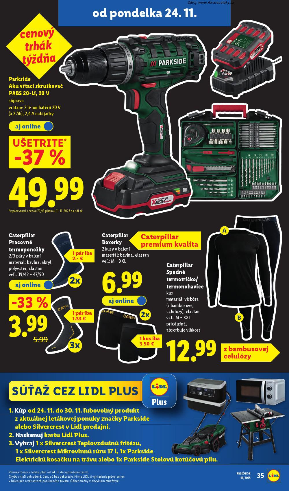 Leták Lidl (24. 11. - 30. 11. 2025) - strana 41 z 90