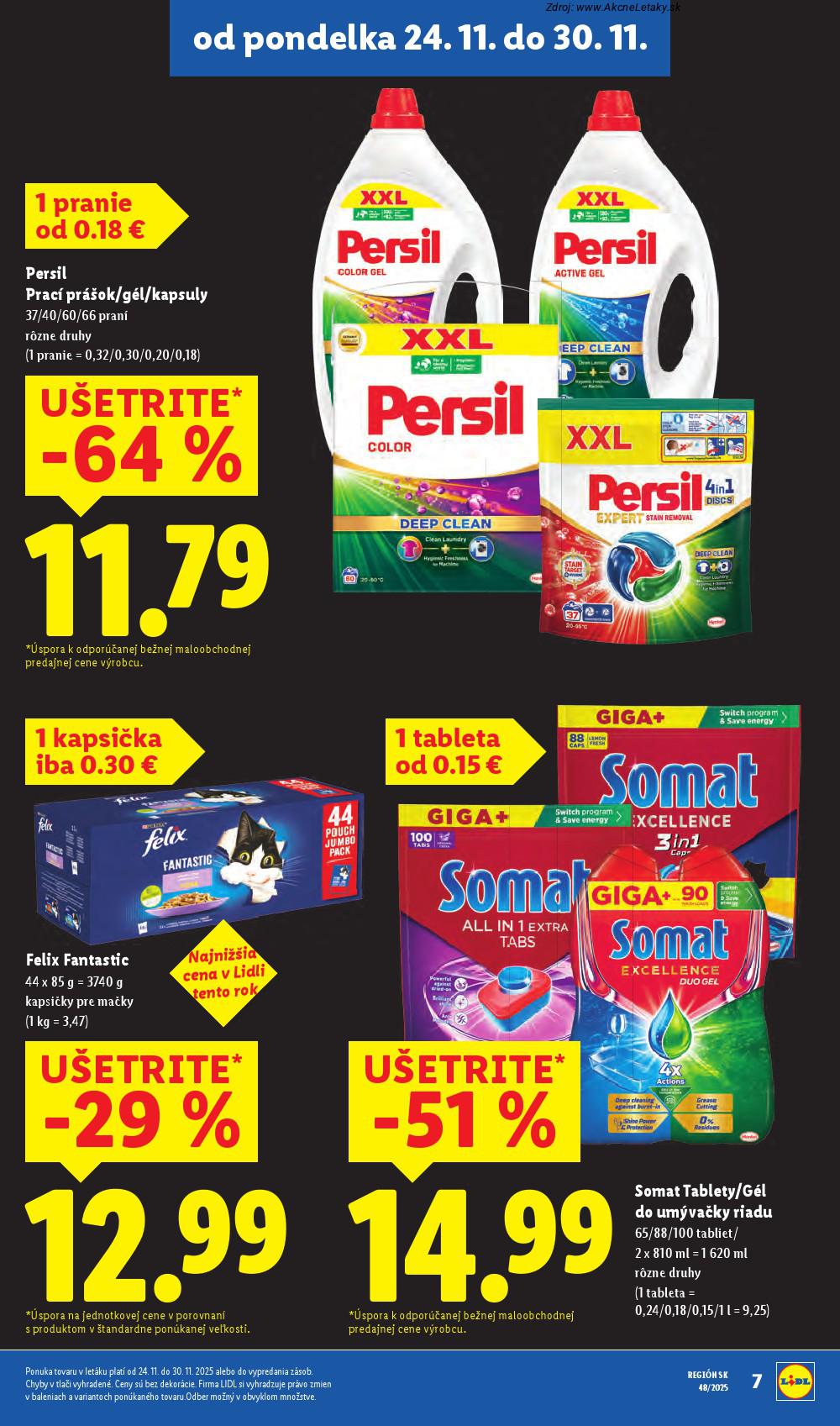 Leták Lidl (24. 11. - 30. 11. 2025) - strana 7 z 90