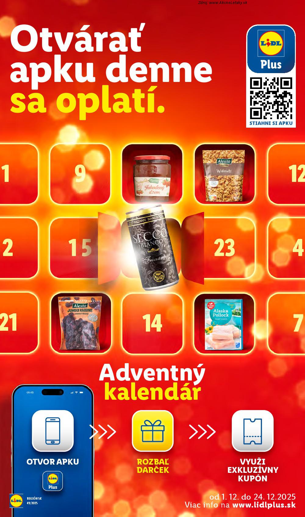 Leták Lidl (1. 12. - 7. 12. 2025) - strana 11 z 100