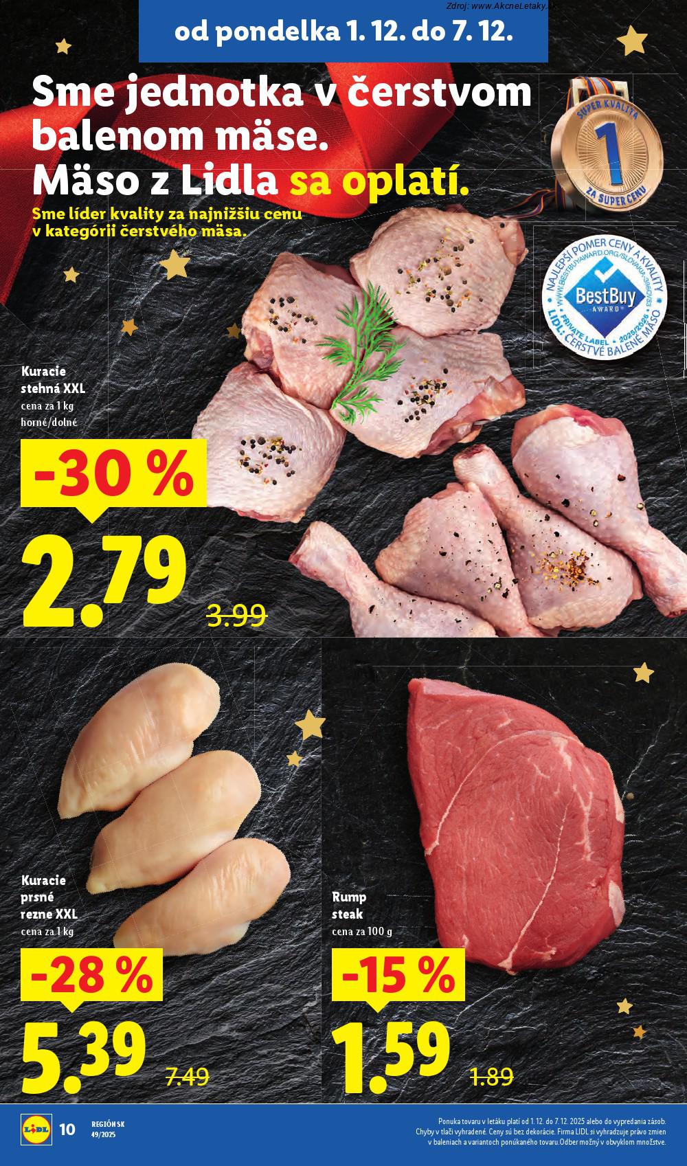 Leták Lidl (1. 12. - 7. 12. 2025) - strana 12 z 100