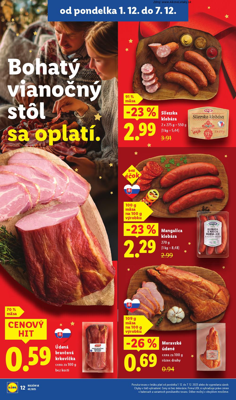 Leták Lidl (1. 12. - 7. 12. 2025) - strana 15 z 100