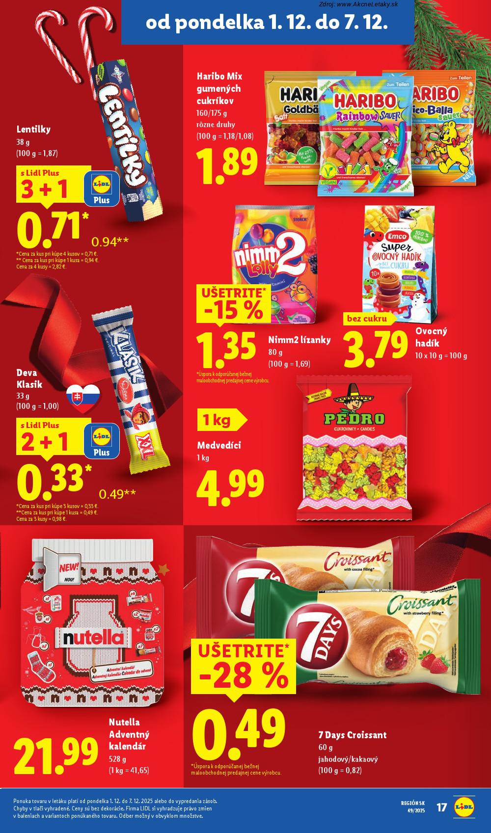 Leták Lidl (1. 12. - 7. 12. 2025) - strana 21 z 100