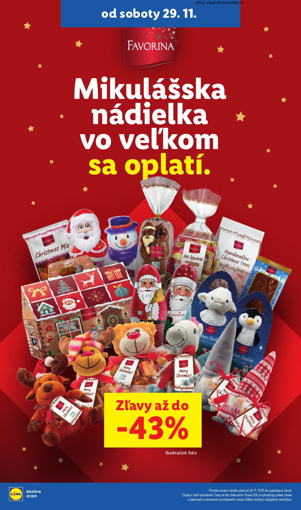 Leták Lidl (1. 12. - 7. 12. 2025) - strana 22 z 100