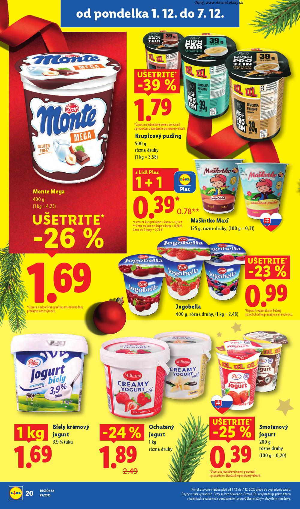 Leták Lidl (1. 12. - 7. 12. 2025) - strana 28 z 100