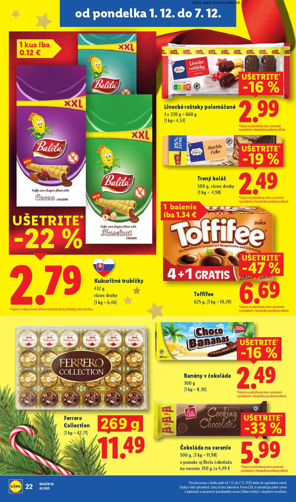Leták Lidl (1. 12. - 7. 12. 2025) - strana 30 z 100