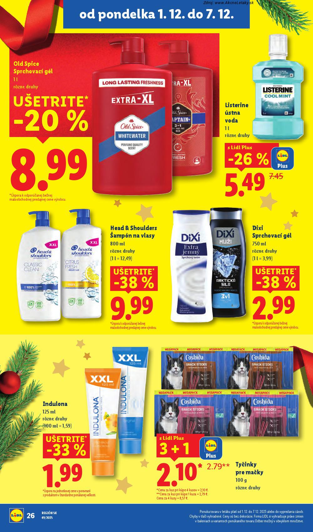 Leták Lidl (1. 12. - 7. 12. 2025) - strana 34 z 100