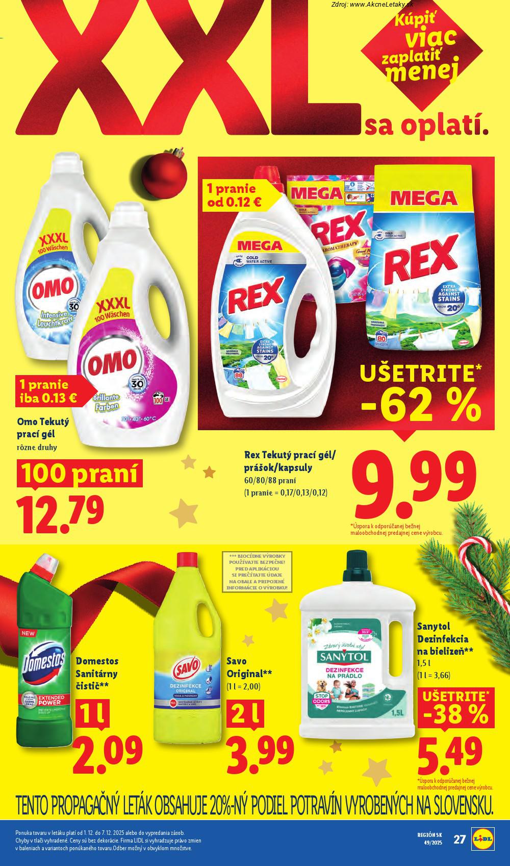 Leták Lidl (1. 12. - 7. 12. 2025) - strana 35 z 100