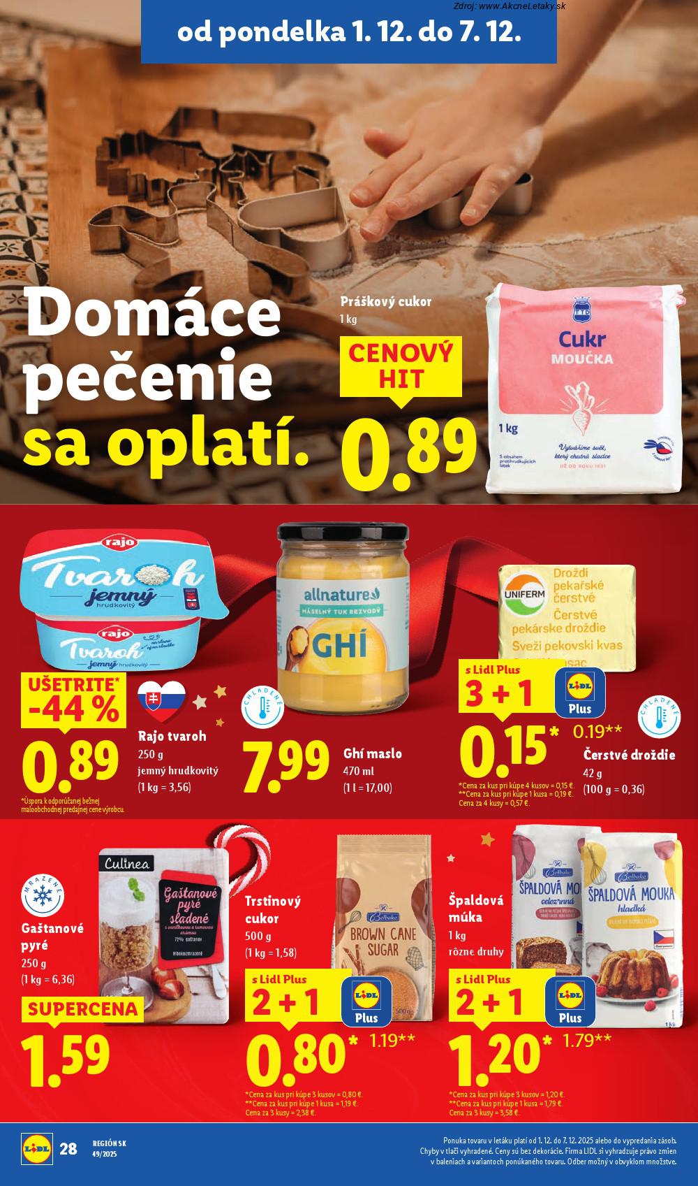 Leták Lidl (1. 12. - 7. 12. 2025) - strana 38 z 100