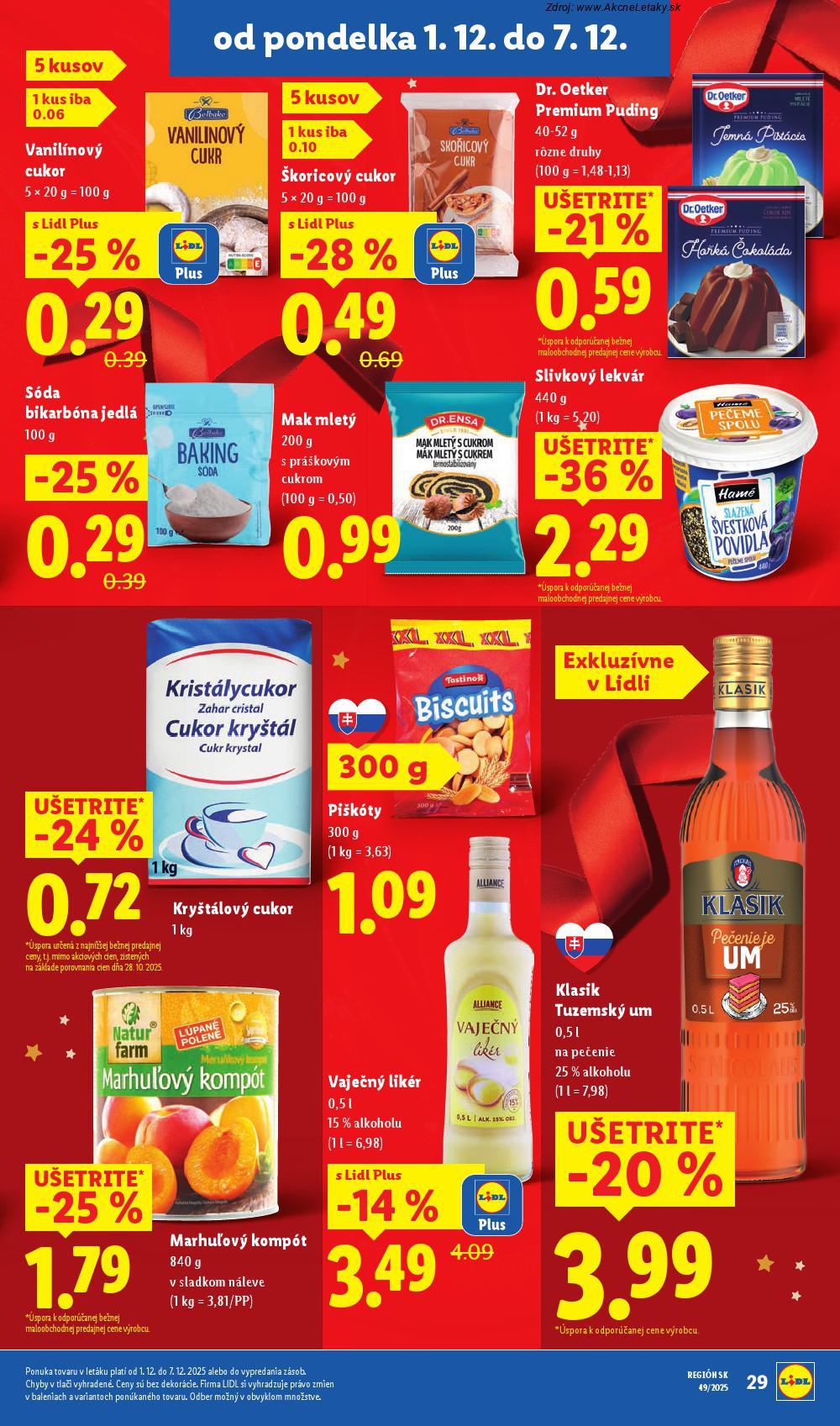 Leták Lidl (1. 12. - 7. 12. 2025) - strana 39 z 100