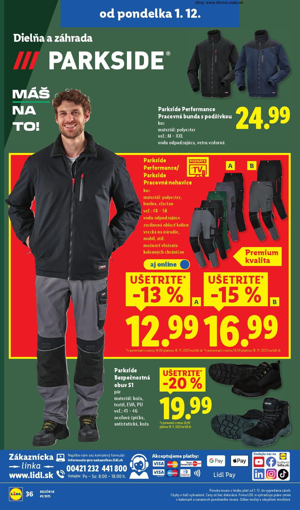 Leták Lidl (1. 12. - 7. 12. 2025) - strana 48 z 100