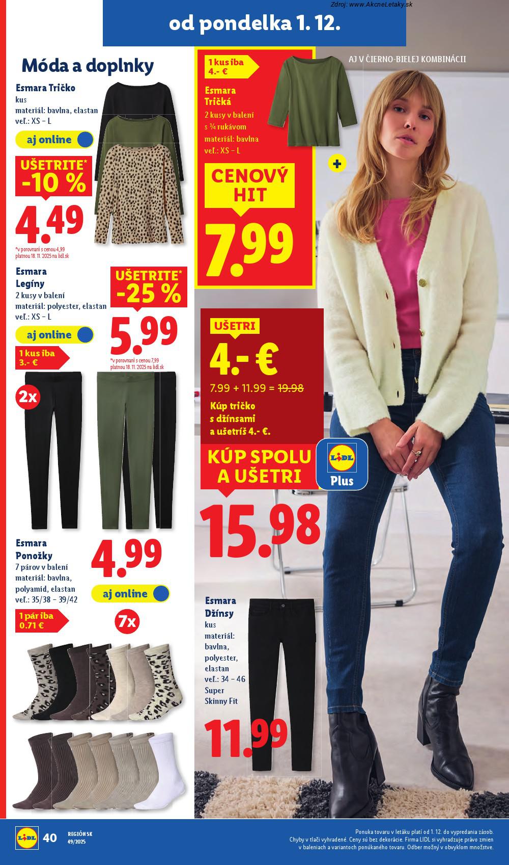 Leták Lidl (1. 12. - 7. 12. 2025) - strana 52 z 100